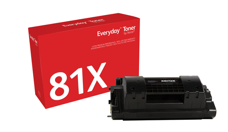 Everyday™ sprt Toner by Xerox compatible with HP 81X (CF281X), Høj kapacitet