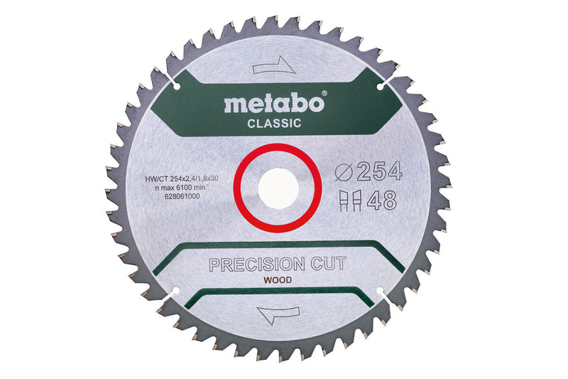 Metabo 628061000 rundsavklinge 25,4 cm