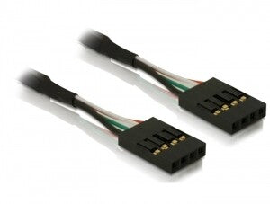 DeLOCK Cable pinheader F/F signalkabel 0,40 m Sort