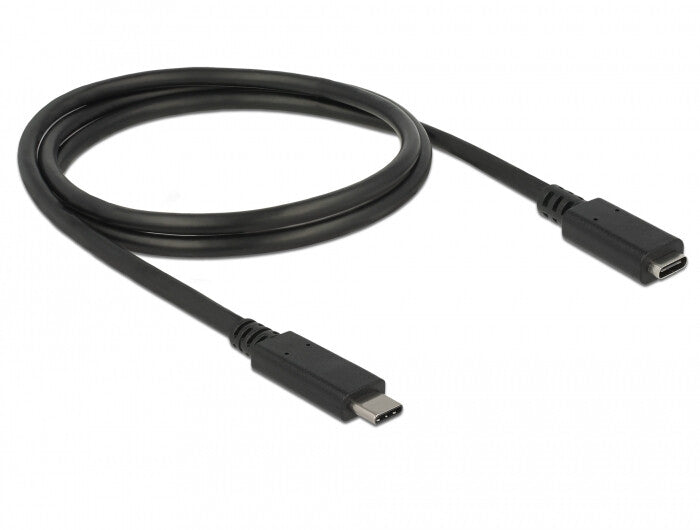 DeLOCK 85533 USB-kabel USB 3.2 Gen 1 (3.1 Gen 1) 1 m USB C 5 Gbit/sek. Sort