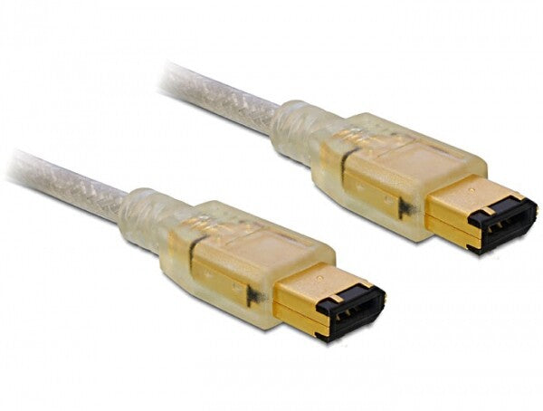 DeLOCK FireWire A/A, 1.0m 1 m Grå