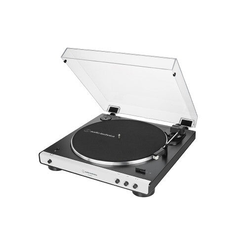 Audio-Technica AT-LP60XBT Bæltedrevet pladespiller Hvid Fuld automatisk