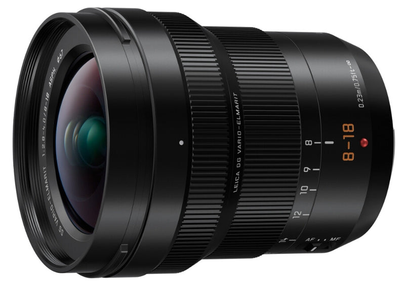 Panasonic H-E08018E kameraobjektiv Sort