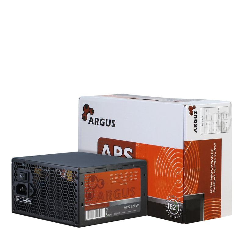 Inter-Tech Argus APS enhed til strømforsyning 720 W 20+4 pin ATX ATX Sort