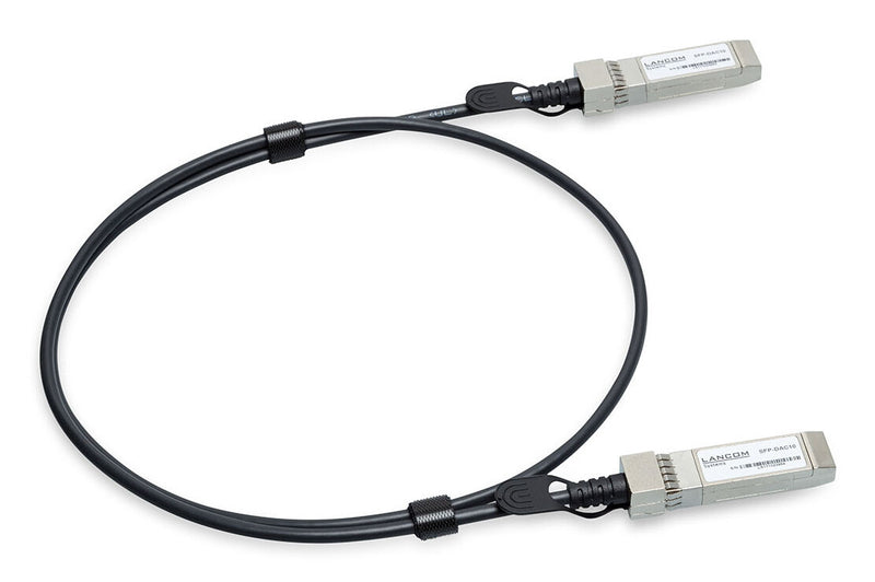 LANCOM SFP-DAC10-1m (Bulk 8) InfiniBand og fiberoptisk kabel Sort, Stål
