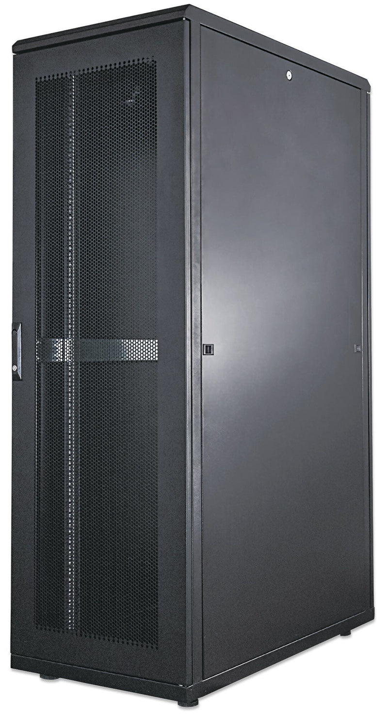 Intellinet 713252 stativ 36U Fritstående reol Sort
