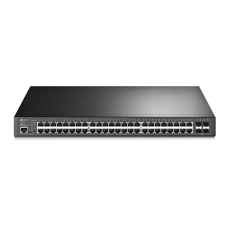 TP-Link JetStream TL-SG3452P netværksswitch Administreret L2/L3 Gigabit Ethernet (10/100/1000) Strøm over Ethernet (PoE) 1U Sort