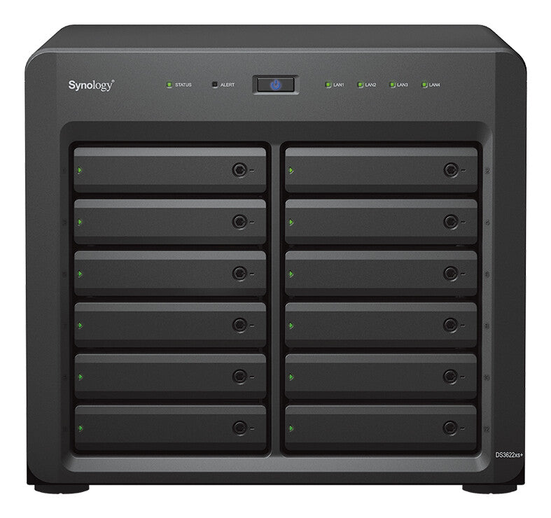 Synology DiskStation DS3622xs+ NAS Tower Intel® Xeon® D D-1531 16 GB DDR4 0 TB DiskStation Manager Sort