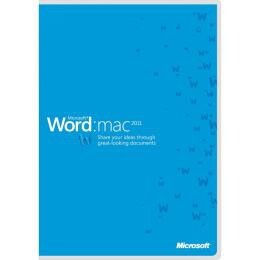 Microsoft Word:mac 2011, 1u, EDU, OLP-NL, SNGL Tekstbehandling (WP) Uddannelse (EDU) 1 licens(er)