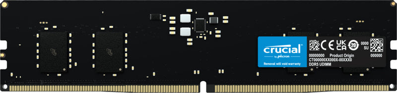 Crucial CT8G48C40U5 hukommelsesmodul 8 GB 1 x 8 GB DDR5 4800 MT/s 288-pin DIMM