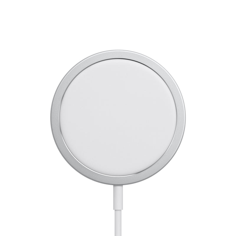 Apple MagSafe Hovedtelefoner, Smartphone Sølv, Hvid Trådløs opladning Indendørs