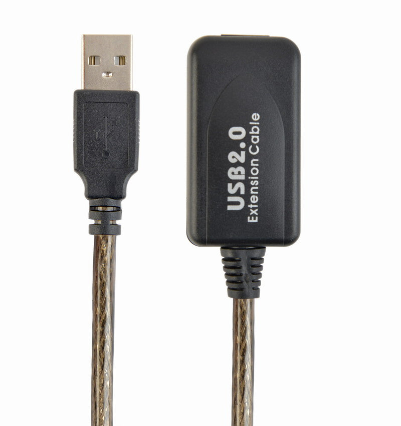 Gembird USB A/USB A M/F 5m USB-kabel USB 2.0 Sort