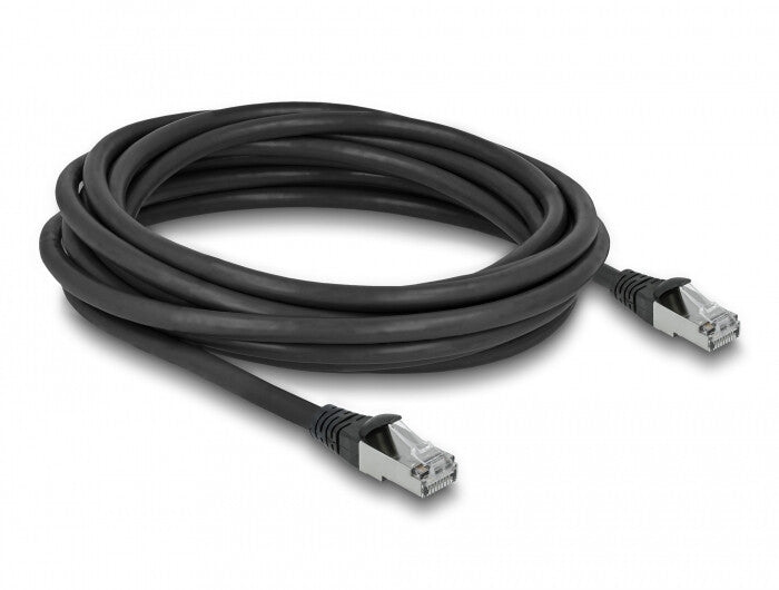 DeLOCK 80137 netværkskabel Sort 5 m Cat6a S/FTP (S-STP)
