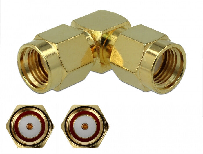 DeLOCK 89962 kabel kønsskifter RP-SMA Guld