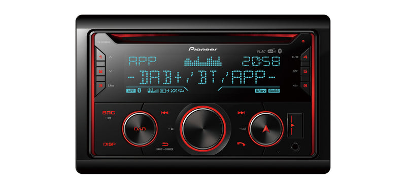 Pioneer FH-S820DAB bil media receiver Sort 200 W Bluetooth