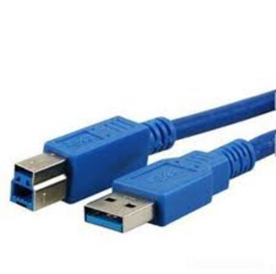 MediaRange MRCS150 USB-kabel USB 3.2 Gen 1 (3.1 Gen 1) 5 m USB A USB B Blå