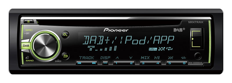 Pioneer DEH-X6800DAB bil media receiver Sort 200 W