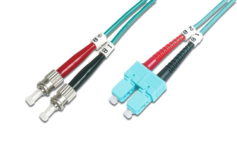 Digitus DK-2512-02/3 InfiniBand og fiberoptisk kabel 2 m ST SC I-VH Turkisfarve