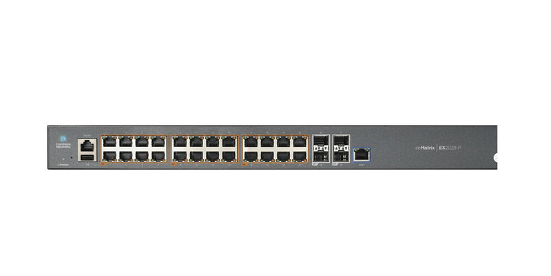 Cambium Networks EX2028P Administreret L2 Gigabit Ethernet (10/100/1000) Strøm over Ethernet (PoE) 1U Grå