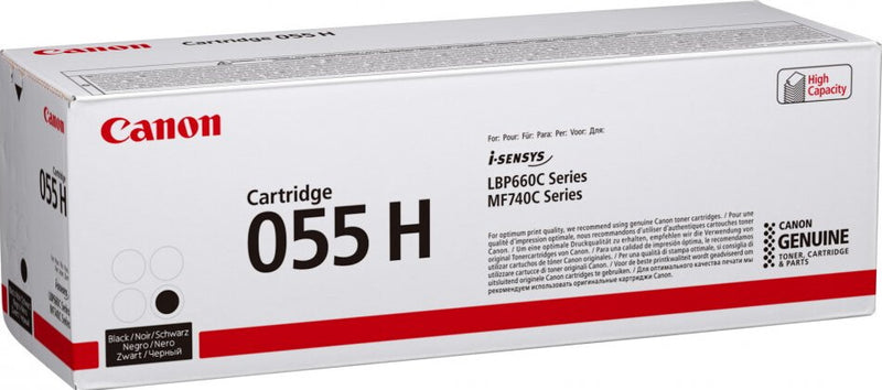 Canon 055H tonerpatron 1 stk Original Sort