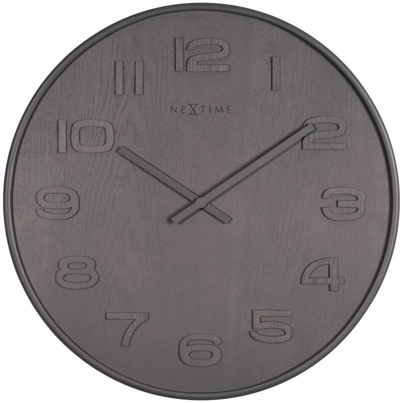 NeXtime 3095GS Væg- og bordur Kvartsur Cirkel Grå