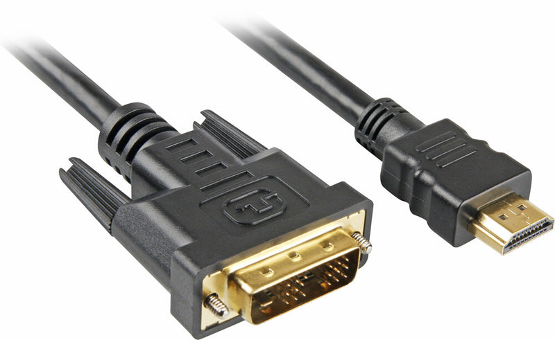Sharkoon 4044951009060 videokabel adapter 3 m HDMI DVI-D Sort