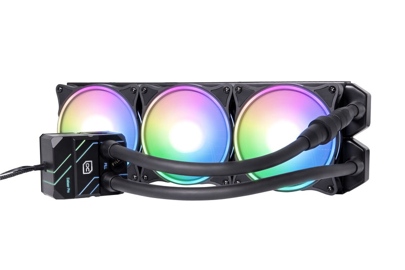 Alphacool Eisbaer Pro Aurora 360 Processor Alt-i-en væskekøler 12 cm Sort, Hvid 1 stk