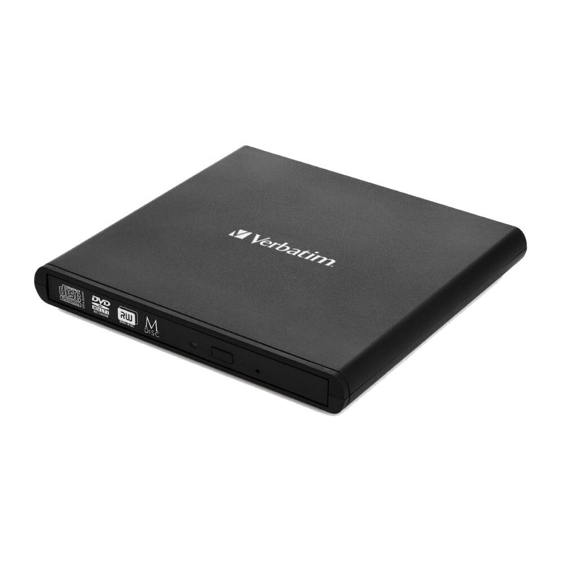 Verbatim External Slimline CD/DVD Writer optisk diskdrev DVD±RW Sort