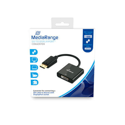 MediaRange MRCS174 videokabel adapter 0,15 m DVI DisplayPort Sort