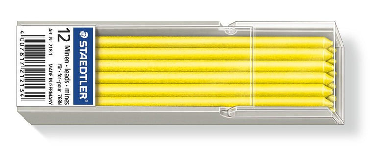 Staedtler Lumocolor 218 genopfyldning til markør Gul 12 stk