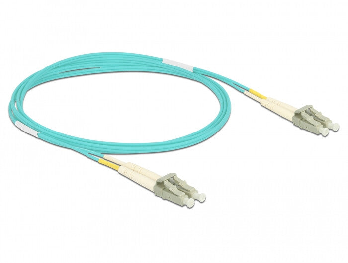 DeLOCK 86559 InfiniBand og fiberoptisk kabel 2 m LC Turkisfarve