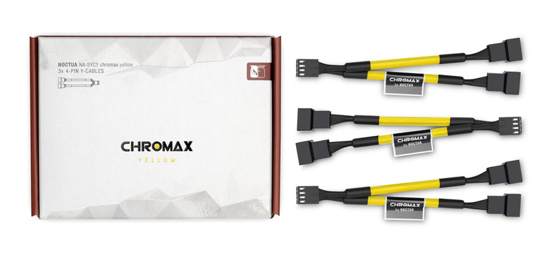 Noctua NA-SYC1 CHROMAX.YELLOW Kabelforlængelse