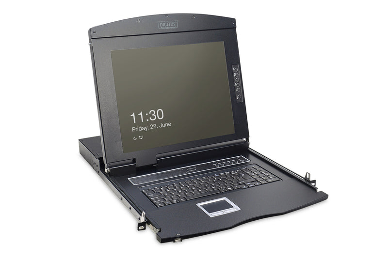Digitus DS-72210-2US rack-konsol 43,2 cm (17") 1280 x 1024 pixel Sort 1U
