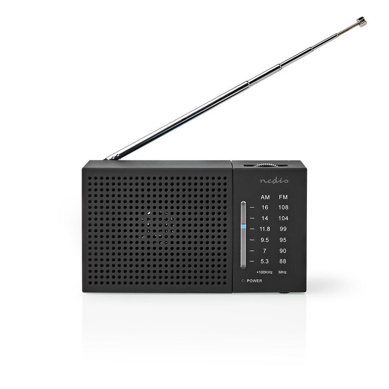 Nedis RDFM1200BK radio Bærbar Analog Sort