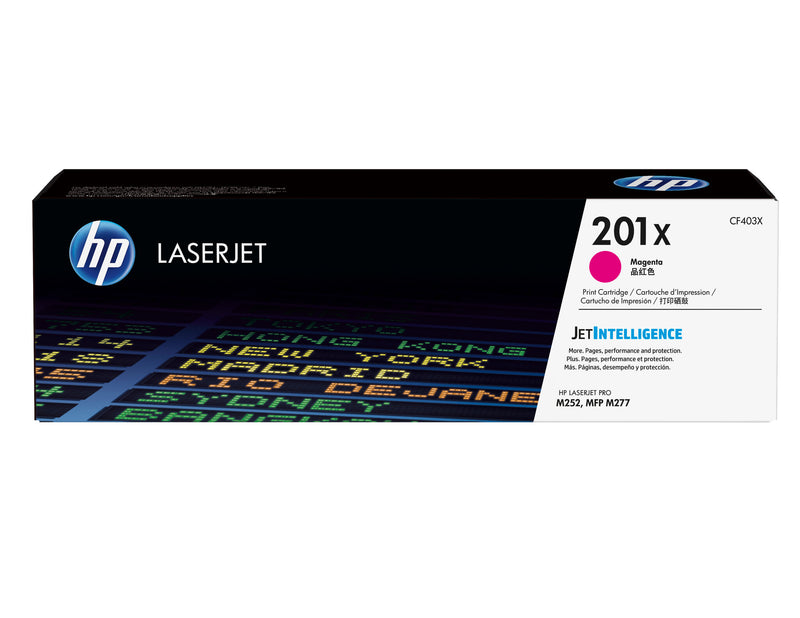 HP Original 201X LaserJet-tonerpatron med høj kapacitet, magenta