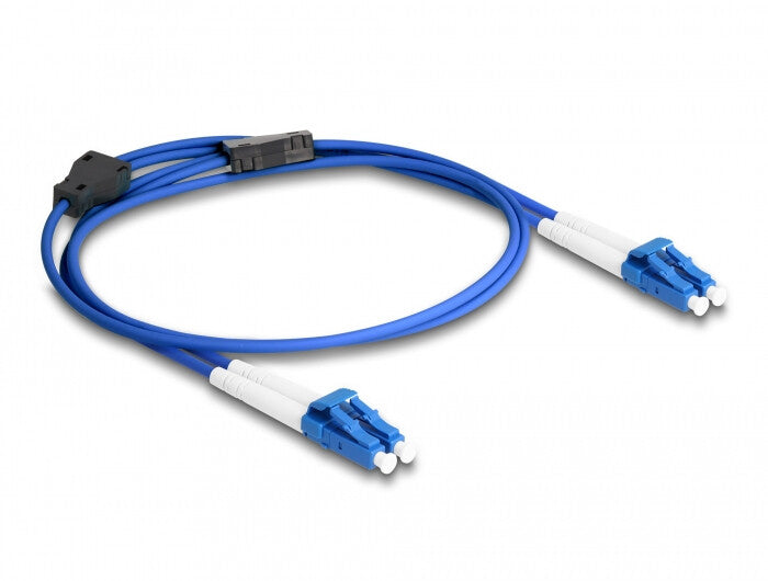 DeLOCK 87919 InfiniBand og fiberoptisk kabel 1 m LC Blå