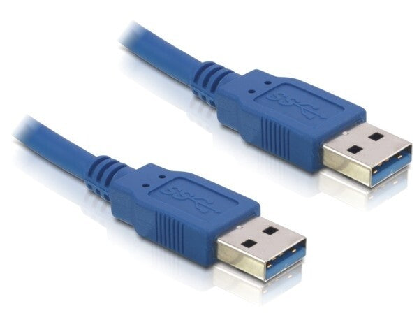 DeLOCK Cable USB 3.0-A male/male USB-kabel 1,5 m USB A 5 Gbit/sek. Blå