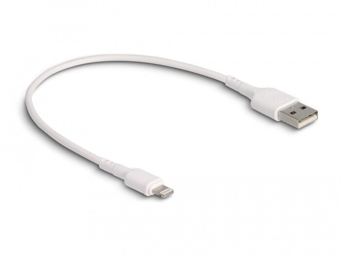 DeLOCK 87866 Lightning kabel 0,3 m Hvid
