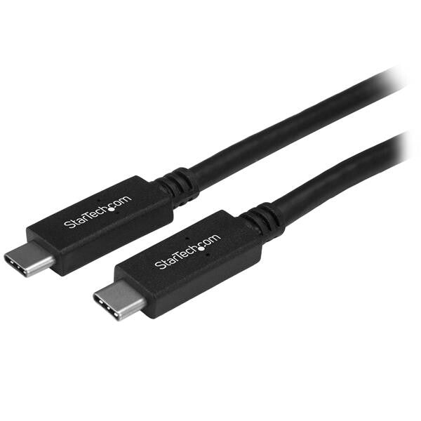 StarTech.com USB31CC50CM USB-kabel USB 3.2 Gen 2 (3.1 Gen 2) 0,5 m USB C 10 Gbit/sek. 60 W Sort