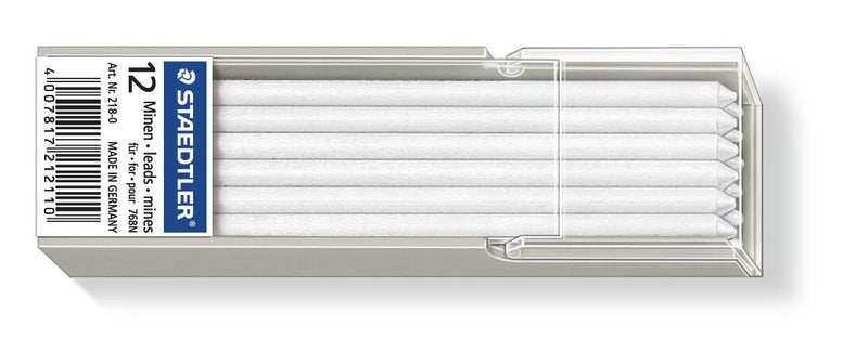 Staedtler Lumocolor 218 genopfyldning til markør Hvid 12 stk