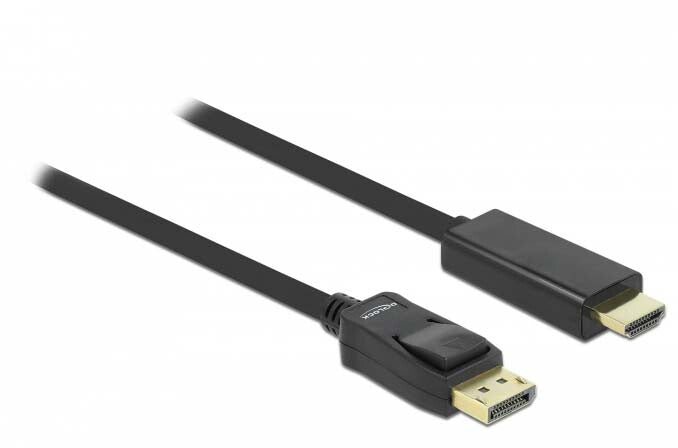 DeLOCK 82435 videokabel adapter 3 m HDMI Displayport Sort