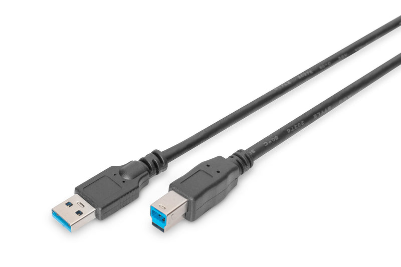 Digitus AK-300115-018-S USB-kabel USB 3.2 Gen 1 (3.1 Gen 1) 1,8 m USB A USB B Sort
