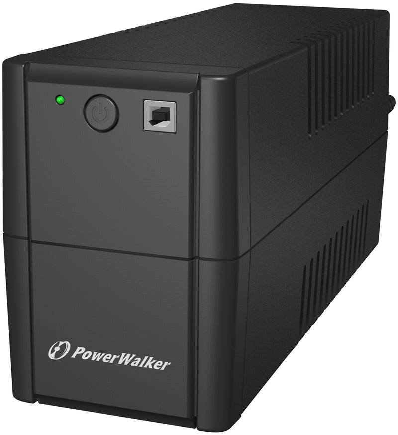 PowerWalker VI 850 SE UPS-enhed Interaktivt indgangsstik 0,85 kVA 480 W 2 AC stikkontakt(er)