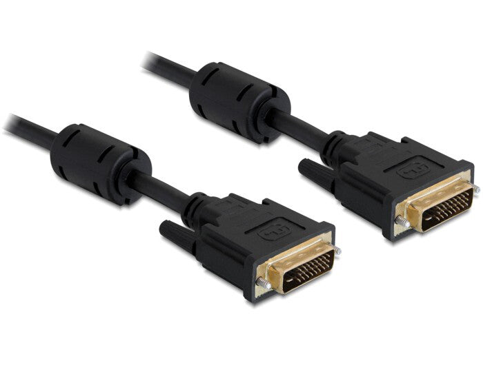 DeLOCK 83112 DVI kabel 3 m DVI-I Sort