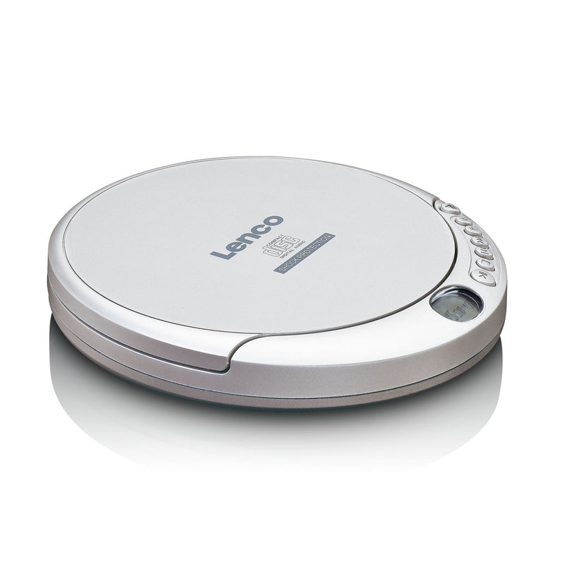 Lenco CD-201 CD-afspiller Sølv Bærbar CD-afspiller