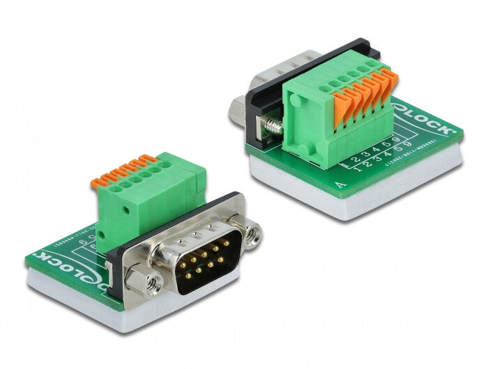 DeLOCK 66554 kabelsamler D-Sub 9 Grøn
