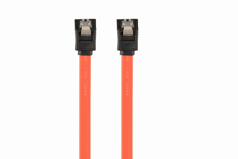 Gembird CC-SATAM-DATA SATA-kabel 0,5 m Sort, Rød