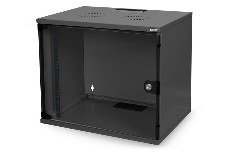 Digitus DN-19 07-U-S-SW stativ 7U Vægmonteret stativ Sort