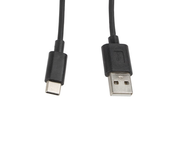 Lanberg CA-USBO-10CC-0010-BK USB-kabel USB 2.0 1 m USB A USB C 0,48 Gbit/sek. Sort