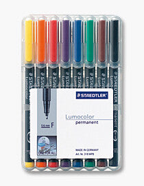 Staedtler 318 WP8 speedmarker Sort, Blå, Brun, Grøn, Orange, Rød, Violet, Gul 8 stk